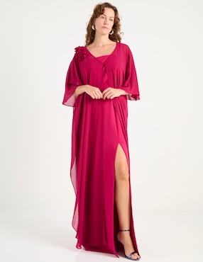 Vestido maxi de fiesta Damaia Atelier escote V