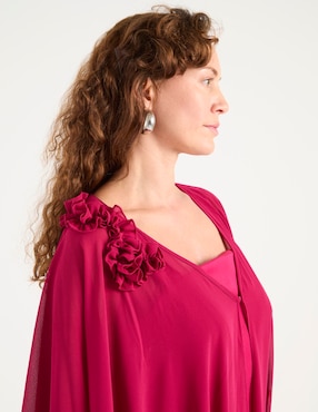 Vestido maxi de fiesta Damaia Atelier escote V
