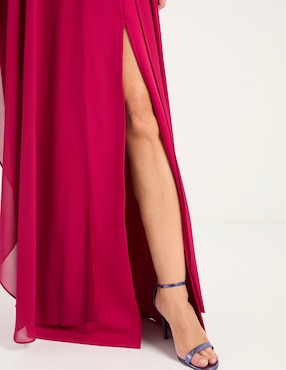 Vestido maxi de fiesta Damaia Atelier escote V