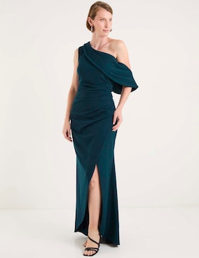 Vestido maxi de fiesta Damaia Atelier escote medio