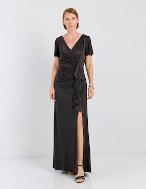 Vestido largo de fiesta Damaia Atelier espalda abierta
