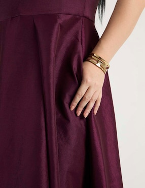 Vestido largo de fiesta Ema Valdemossa Curvy escote corazón