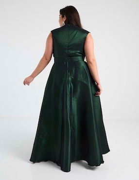 Vestido maxi de fiesta Ema Valdemossa Curvy escote V