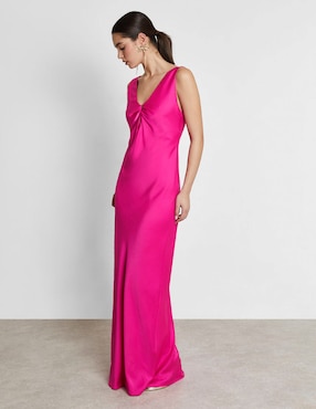 Vestido maxi Trucco de fiesta escote V