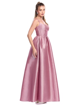 Vestido largo de fiesta Eva Brazzi escote regular