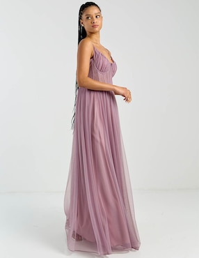 Vestido maxi de fiesta Eva Brazzi espalda abierta