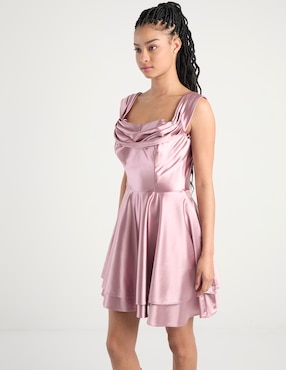 Vestido corto de fiesta Rue espalda abierta
