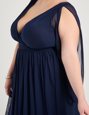 Vestido largo de fiesta The Pattern escote V