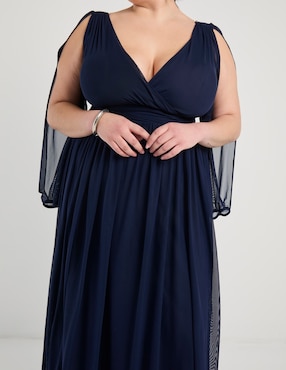 Vestido largo de fiesta The Pattern escote V