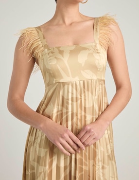 Vestido maxi de fiesta Zomos By Sofia Simon escote medio