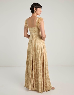 Vestido maxi de fiesta Zomos By Sofia Simon escote medio