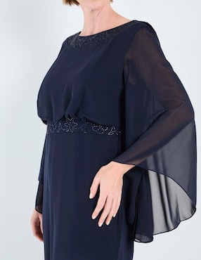 Vestido maxi de fiesta Damaia Atelier escote redondo