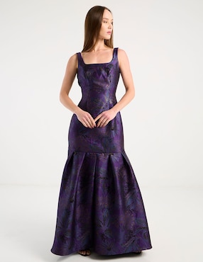 Vestido maxi fiesta Rue De La Paix escote cuadrado