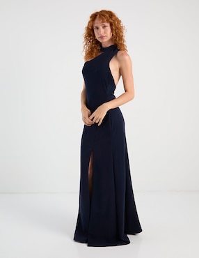 Vestido maxi de fiesta Rue de la Paix espalda cruzada