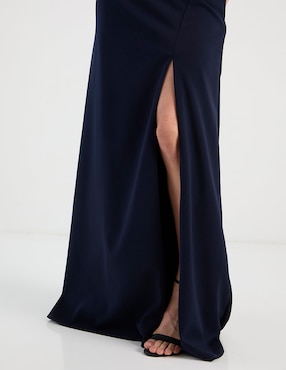 Vestido maxi de fiesta Rue de la Paix espalda cruzada