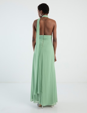 Vestido maxi de fiesta Rue de la Paix espalda abierta