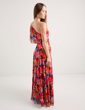 Vestido maxi de fiesta Ema Valdemossa escote medio