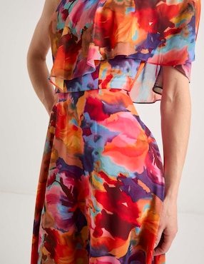 Vestido maxi de fiesta Ema Valdemossa escote medio
