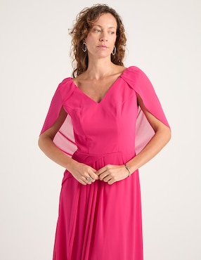 Vestido largo de fiesta Damaia Atelier escote v