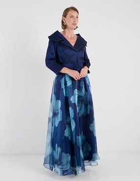 Vestido largo de fiesta Damaia Atelier escote V