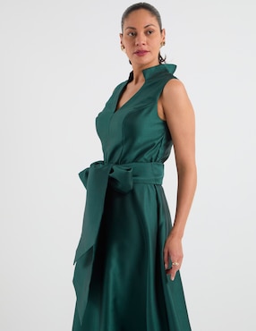 Vestido largo de fiesta Damaia Atelier escote v