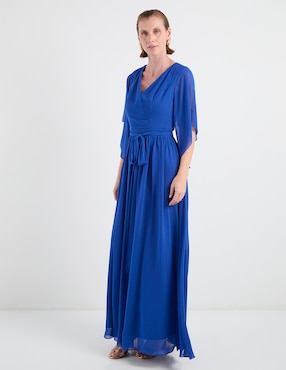 Vestido largo de fiesta Damaia Atelier escote V