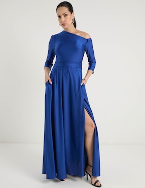 Vestido maxi de fiesta Rue de la Paix espalda abierta