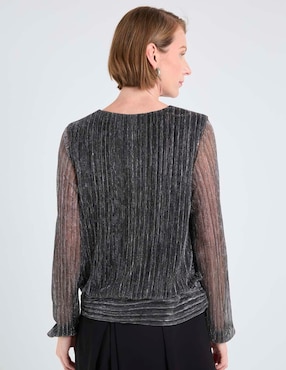 Blusa Damaia Atelier manga larga para mujer
