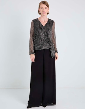 Blusa Damaia Atelier manga larga para mujer