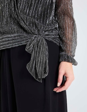 Blusa Damaia Atelier manga larga para mujer