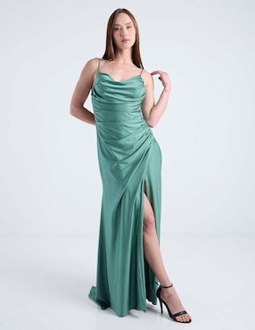 Vestido maxi de fiesta Rue de la Paix escote V