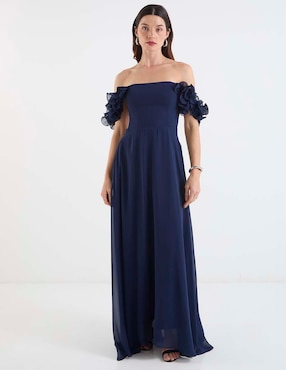 Vestido maxi de fiesta Rue de la Paix escote cuadrado