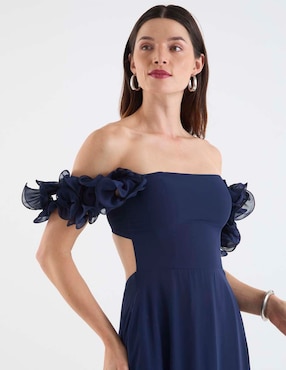 Vestido maxi de fiesta Rue de la Paix escote cuadrado