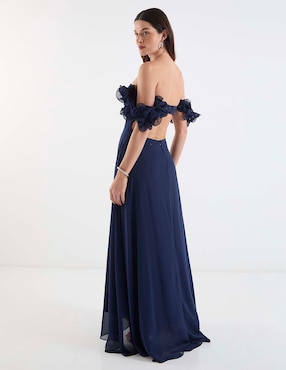 Vestido maxi de fiesta Rue de la Paix escote cuadrado