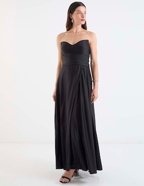 Vestido maxi de fiesta Rue de la Paix escote corazón