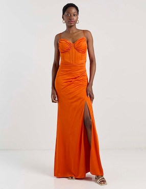 Vestido largo fiesta Rue de la Paix escote espalda abierta