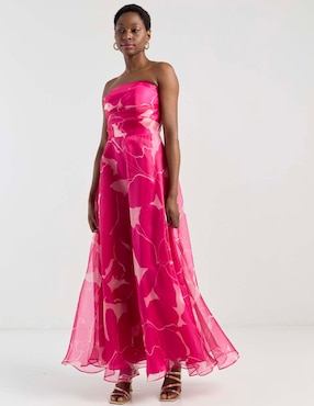 Vestido largo fiesta Rue de la Paix escote espalda abierta