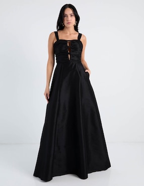Vestido maxi fiesta Rue de la Paix escote espalda abierta