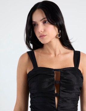 Vestido maxi fiesta Rue de la Paix escote espalda abierta