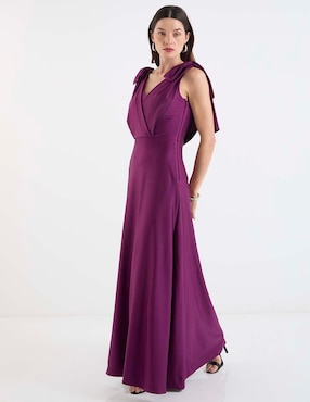 Vestido maxi de fiesta Rue de la Paix escote V