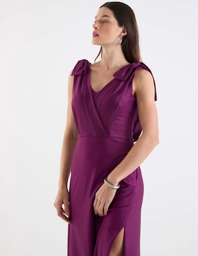 Vestido maxi de fiesta Rue de la Paix escote V