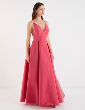 Vestido maxi de fiesta Rue de la Paix escote V