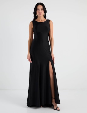 Vestido maxi de fiesta Rue de la Paix espalda cruzada