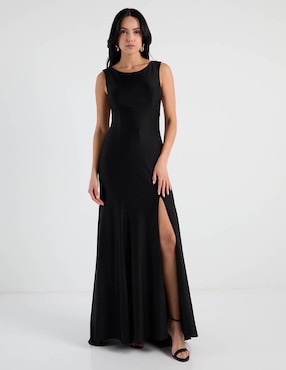 Vestido maxi de fiesta Rue de la Paix espalda cruzada
