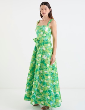 Vestido maxi de fiesta Rue de la Paix escote cuadrado