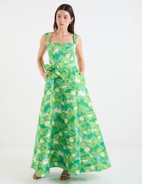Vestido maxi de fiesta Rue de la Paix escote cuadrado