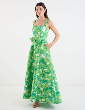 Vestido maxi de fiesta Rue de la Paix escote cuadrado
