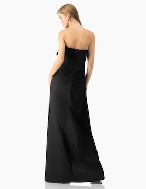Vestido largo de fiesta Ivonne Couture escote cuadrado