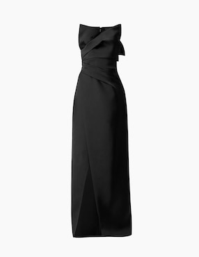 Vestido largo de fiesta Ivonne Couture escote cuadrado
