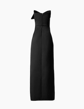 Vestido largo de fiesta Ivonne Couture escote cuadrado